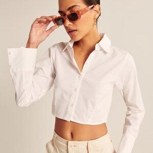 Cropped Button Down